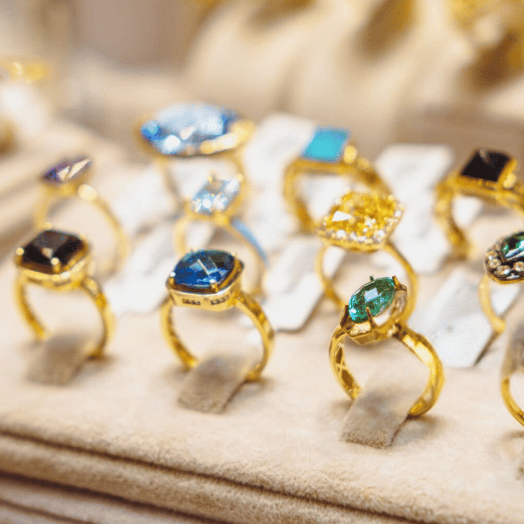 gemstone rings