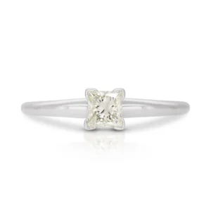 white gold ring