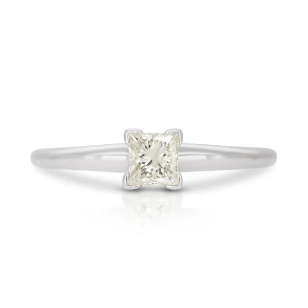 white gold ring