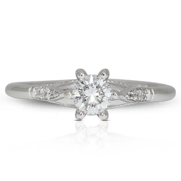 white gold ring