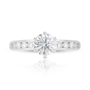 white gold ring