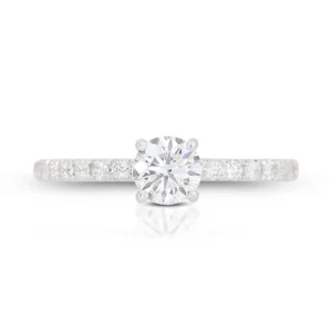 Radiant Halo Diamond Ring