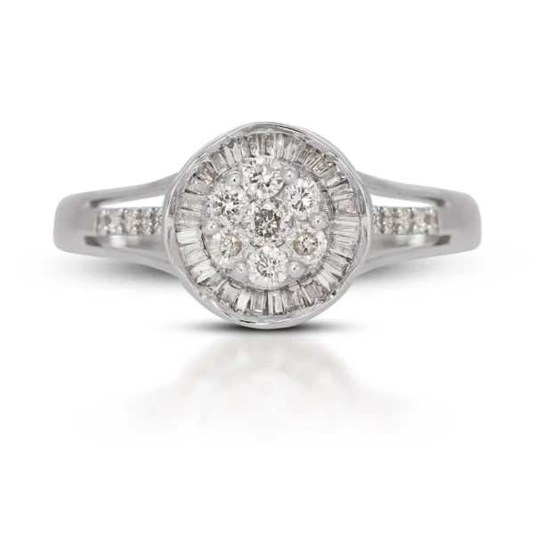 white gold ring