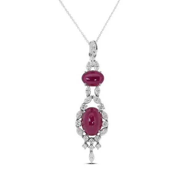 white gold necklace