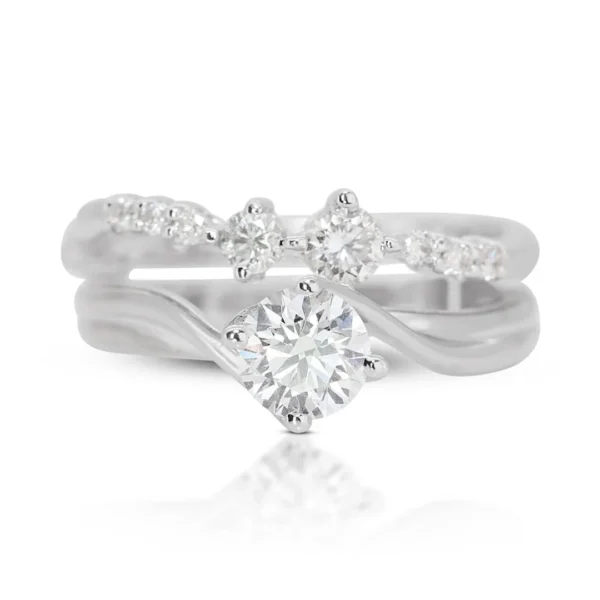 white gold ring