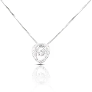 white gold necklace