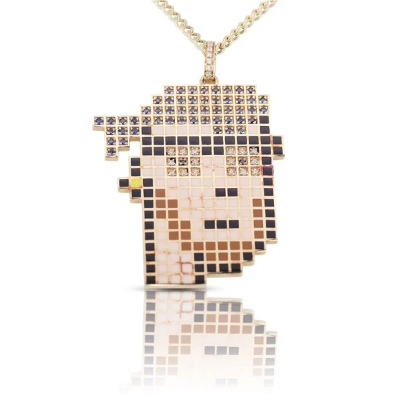 Yellow Gold Cartoon Necklace