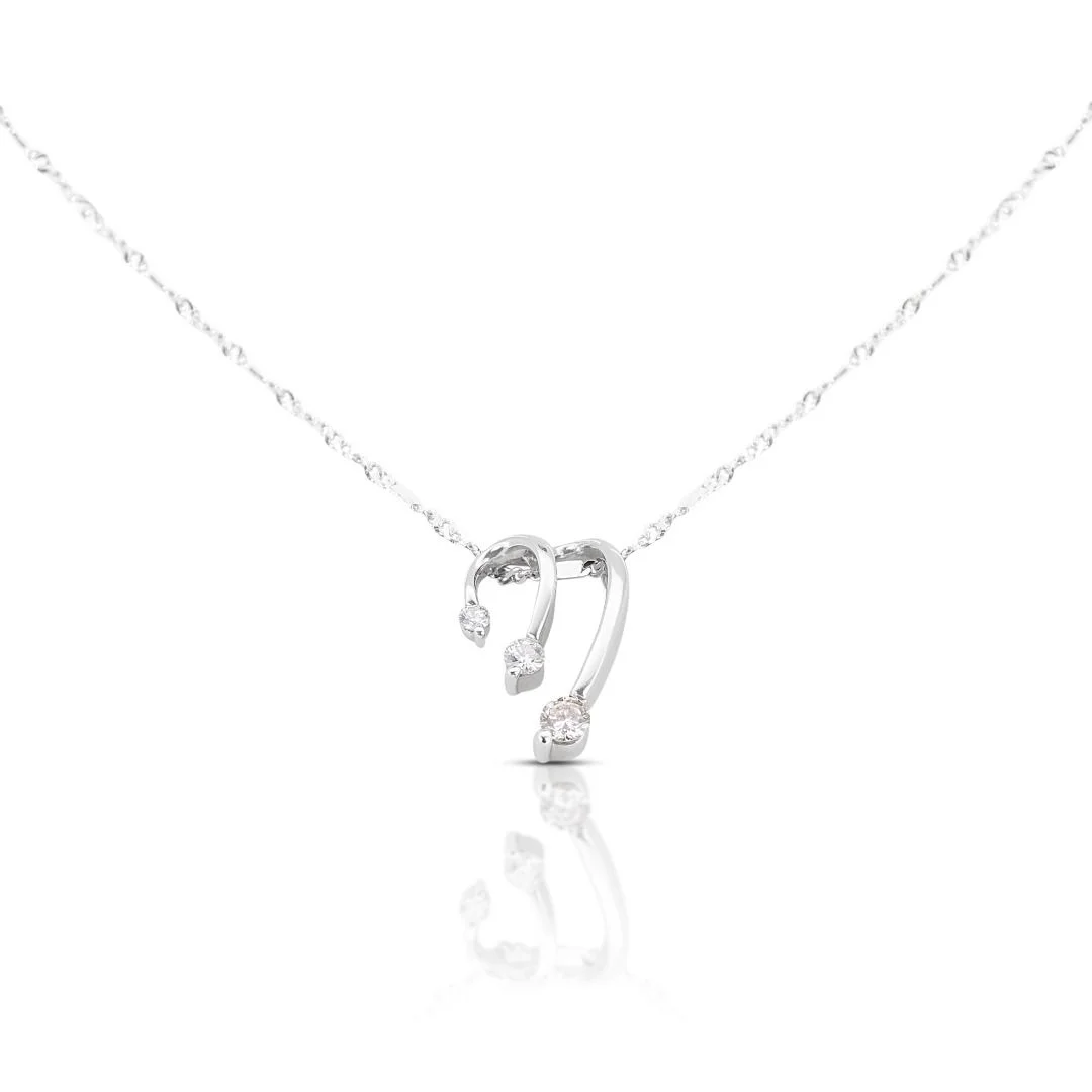 3-stone Diamond Necklace
