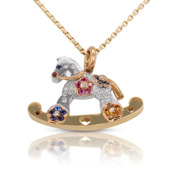 Horse Car Necklace