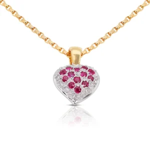 Ruby and Diamond Necklace