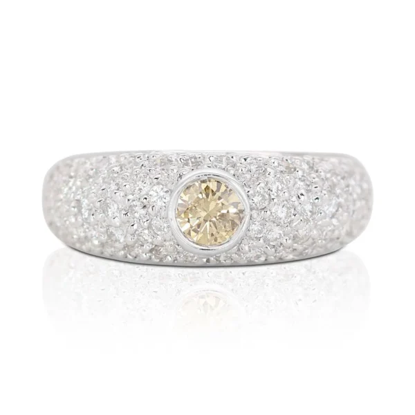 white gold ring