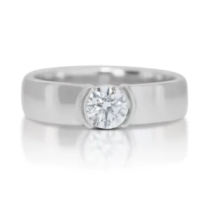 white gold ring