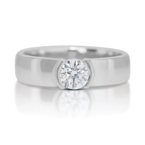 white gold ring