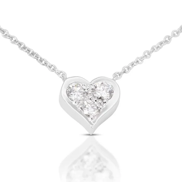 white gold necklace