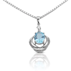 white gold necklace