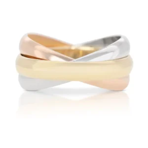 1 Tri-color Cartier Gold Ring