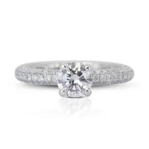 white gold ring