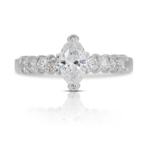 white gold ring