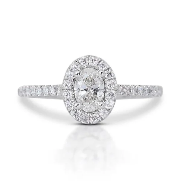 white gold ring
