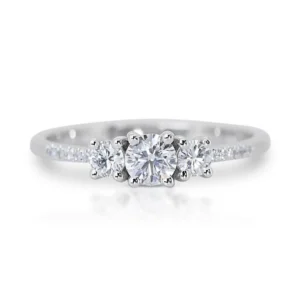 white gold ring
