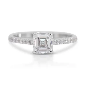 white gold ring