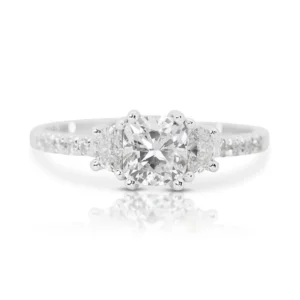 white gold ring
