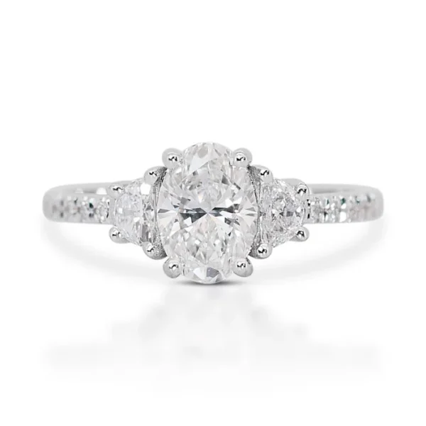 white gold ring
