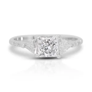 white gold ring