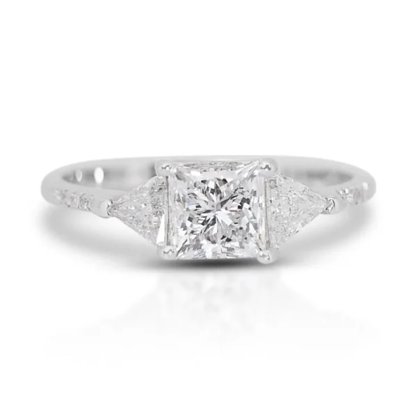 white gold ring