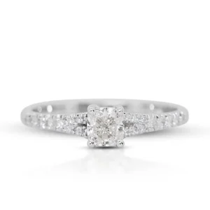 white gold ring