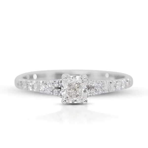white gold ring