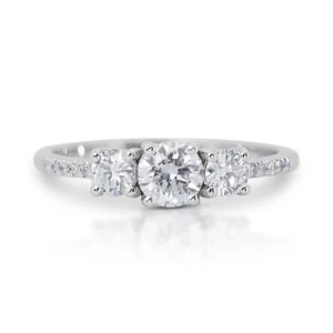 white gold ring