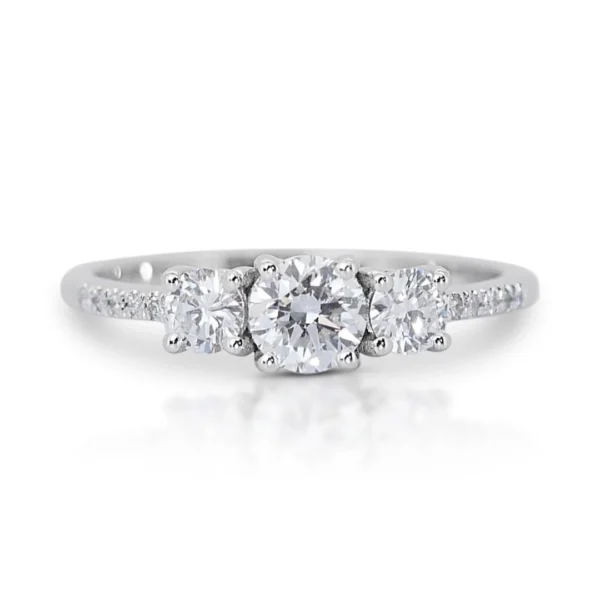 white gold ring